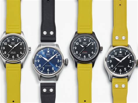 iwc rubber strap watches|genuine iwc strap.